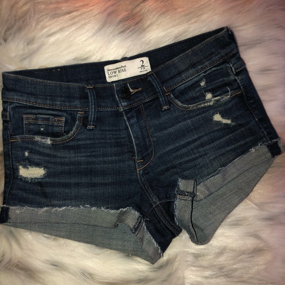 Low rise Abercrombie Jean shorts